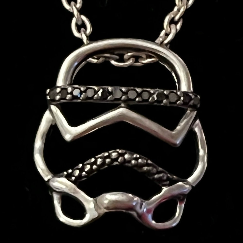 Rebel One Diamond Storm Trooper Necklace